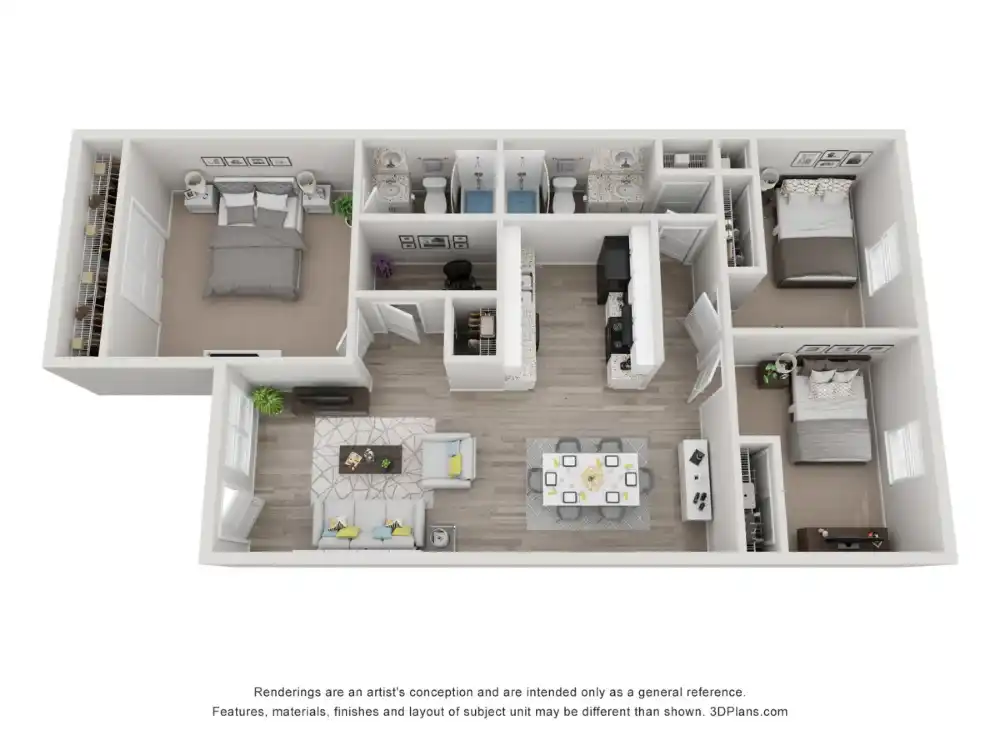 The Life at Beverly Palms Floor Plan 4