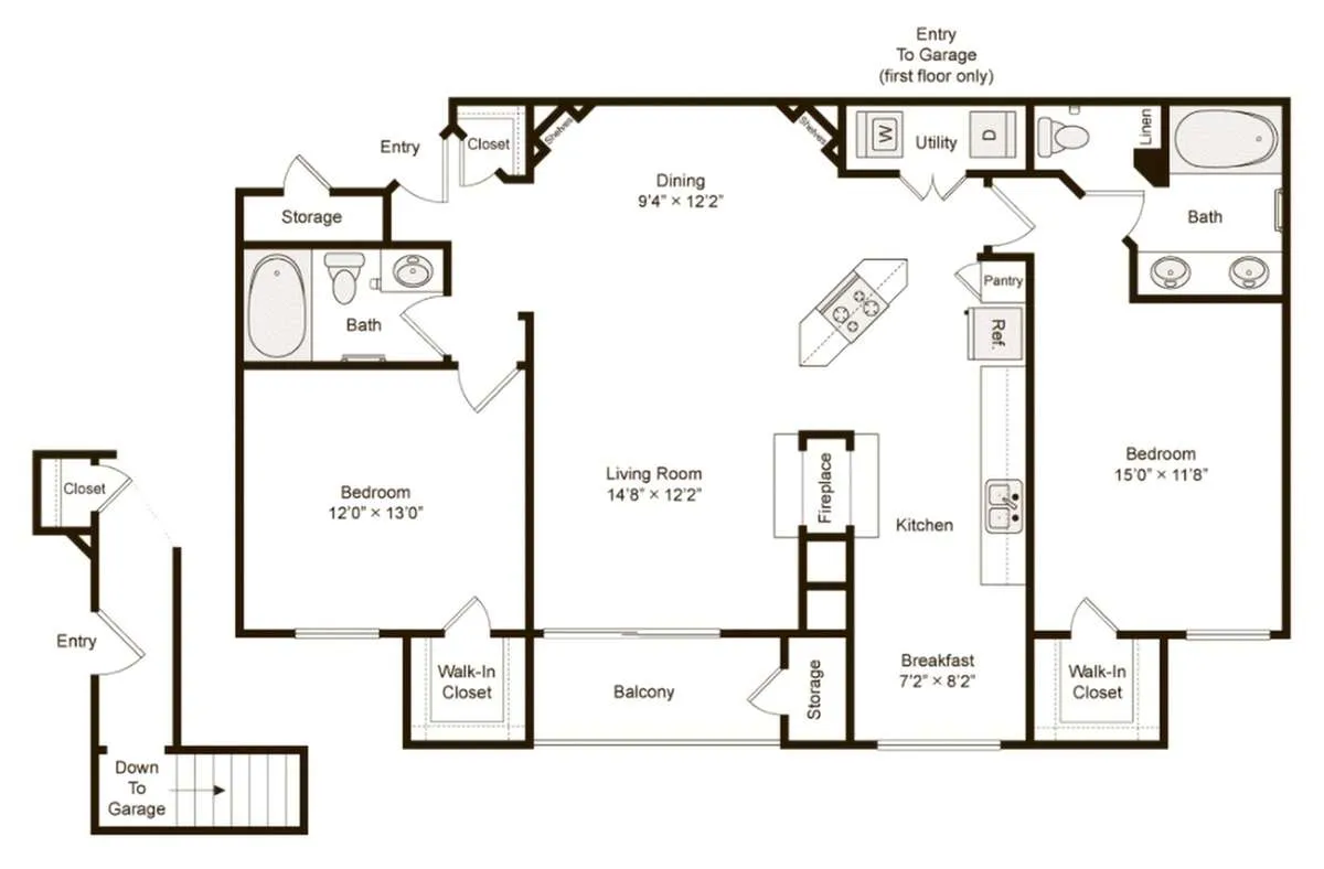 The Lyndon Houston Apartments FloorPlan 25
