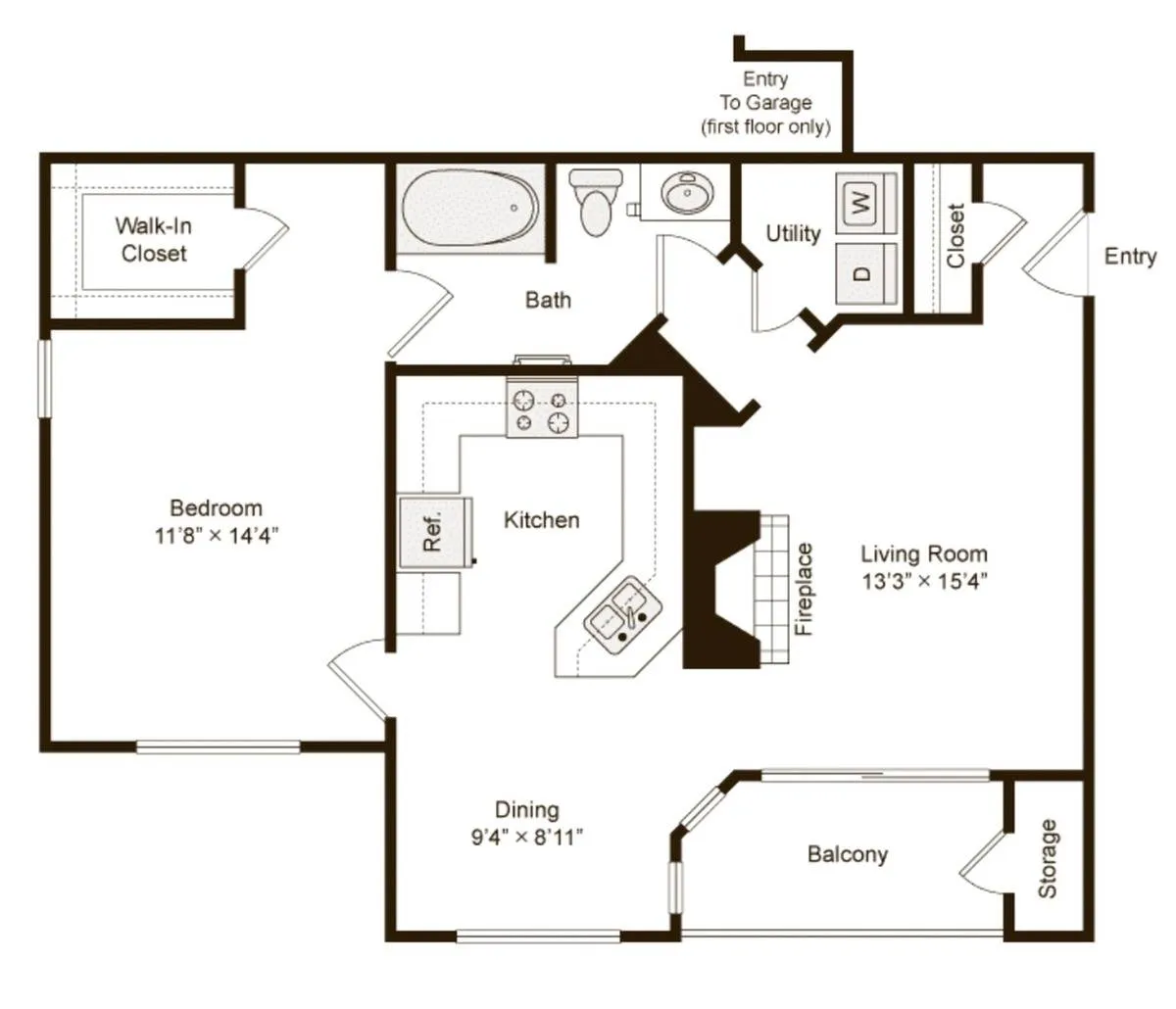 The Lyndon Houston Apartments FloorPlan 5