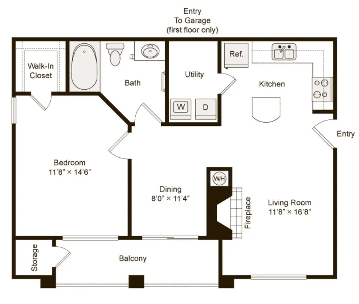 The Lyndon Houston Apartments FloorPlan 8