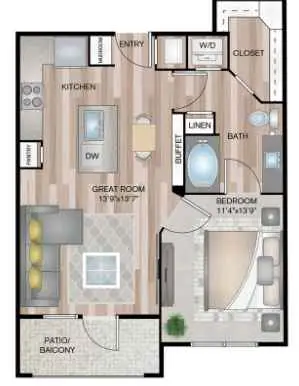 The Madison Floor Plan 1
