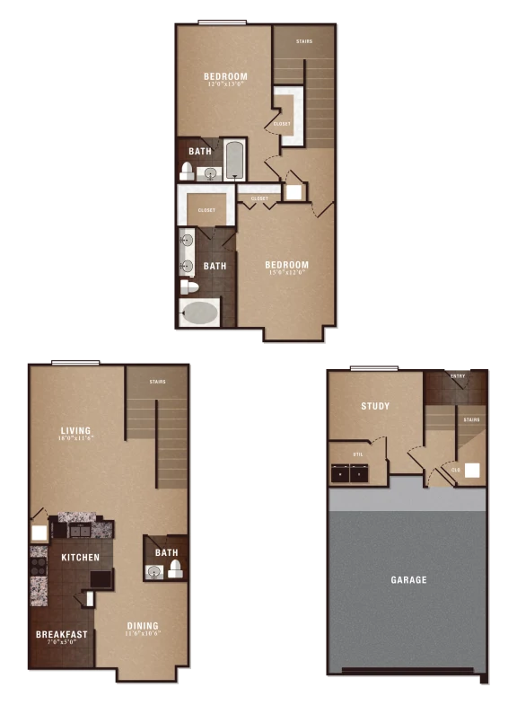The Maroneal Houston Apartments FloorPlan 10