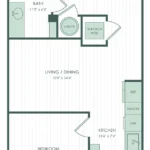 The Mill Houston Apartments FloorPlan 1