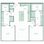 The Mill Houston Apartments FloorPlan 12