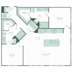 The Mill Houston Apartments FloorPlan 14