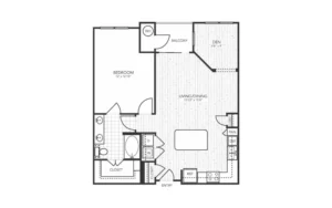 The Millennium Six Pines Houston Apartments FloorPlan 4