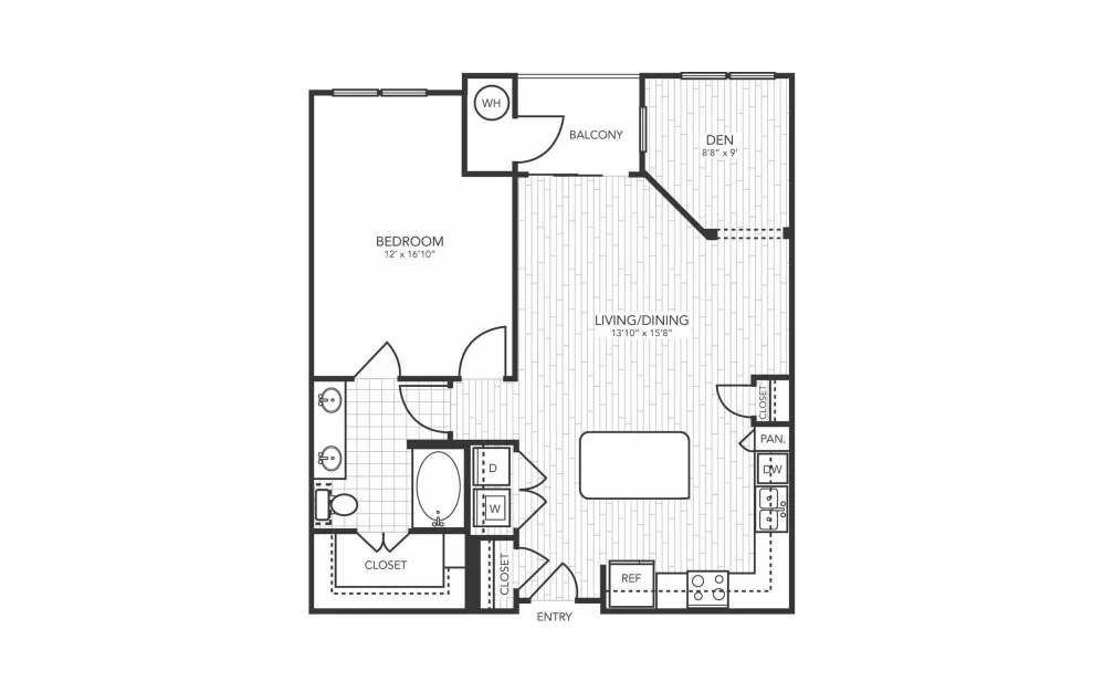 The Millennium Six Pines Houston Apartments FloorPlan 4