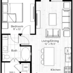 The Parker Houston Apartments FloorPlan 1
