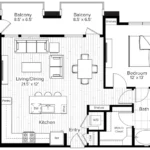 The Parker Houston Apartments FloorPlan 12