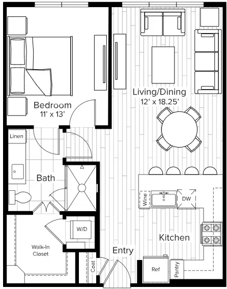 The Parker Houston Apartments FloorPlan 2