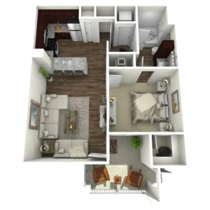 The Reserve at City Place Floor Plan 1