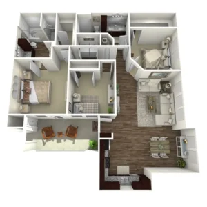 The Reserve at City Place Floor Plan 13