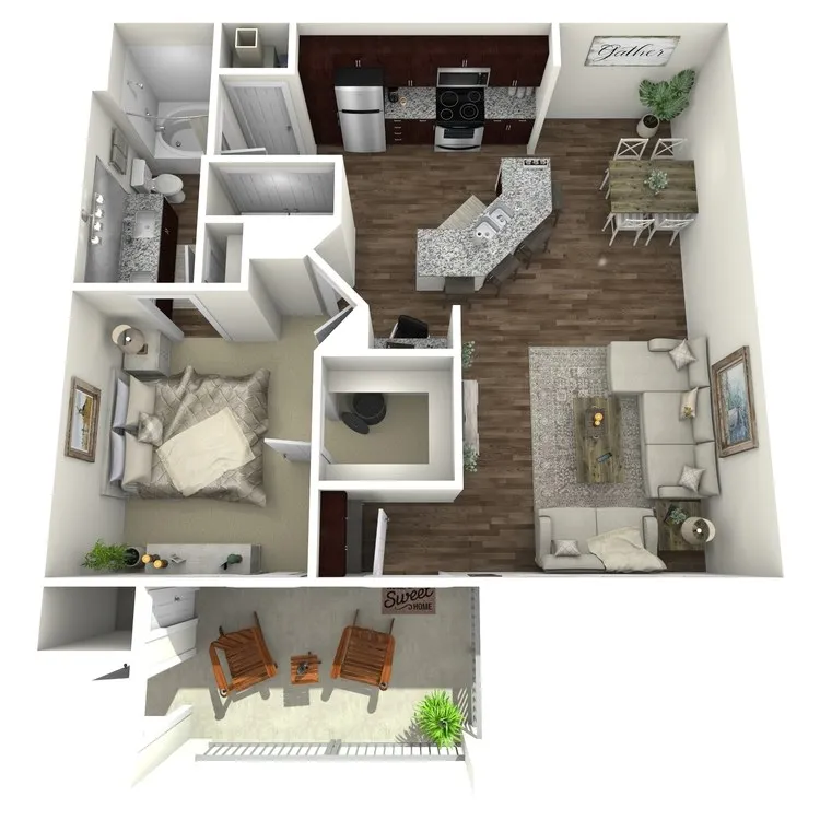 The Reserve at City Place Floor Plan 4