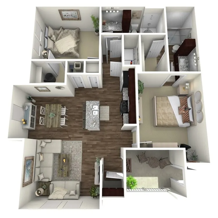 The Reserve at City Place Floor Plan 6