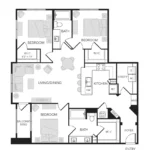 The Rosemary Houston Apartments FloorPlan 19