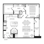 The Rosemary Houston Apartments FloorPlan 8