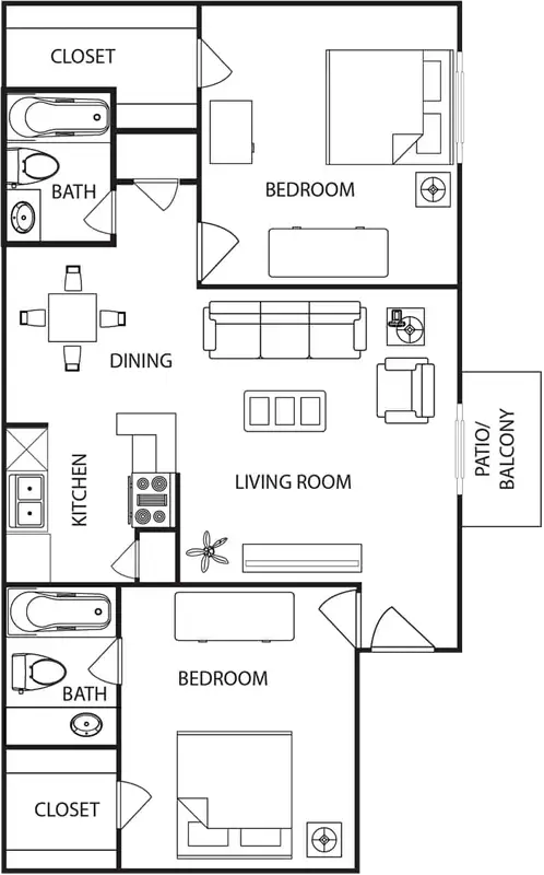 The Sophia Apartments Houston FloorPlan 5