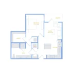 The Standard in the Heights Apartments Houston FloorPlan 16