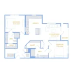 The Standard in the Heights Apartments Houston FloorPlan 19