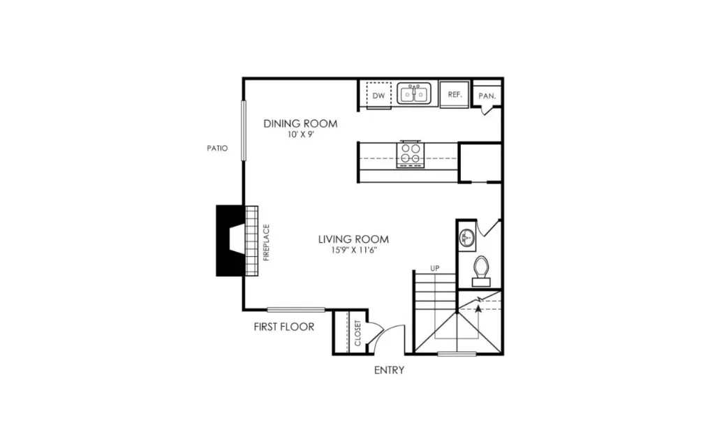 The Sutton Houston Apartments FloorPlan 4
