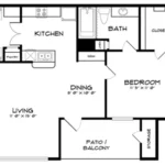The Taylor at Copperfield Houston Apartments FloorPlan 1