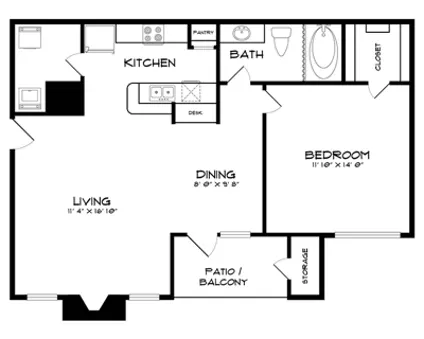 The Taylor at Copperfield Houston Apartments FloorPlan 13