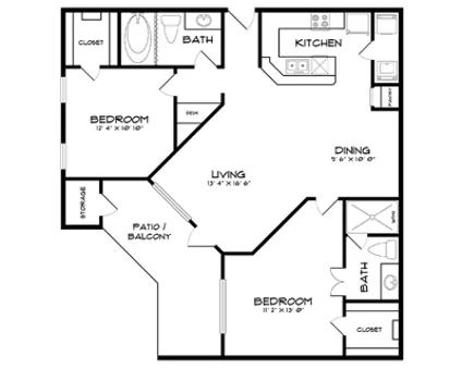 The Taylor at Copperfield Houston Apartments FloorPlan 17
