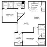 The Taylor at Copperfield Houston Apartments FloorPlan 27
