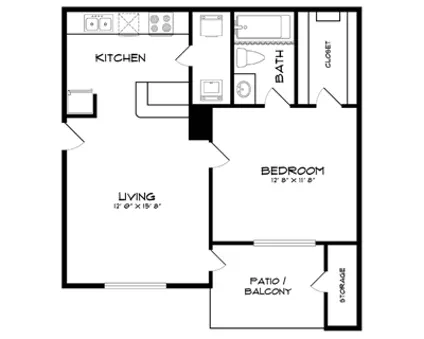 The Taylor at Copperfield Houston Apartments FloorPlan 6