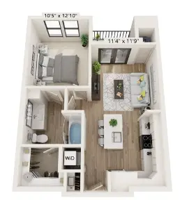 The Vic at Woodforest Floor Plan 1