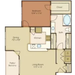 The Villages of Briar Forest Houston Rise Apartments FloorPlan 2