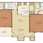 The Villages of Briar Forest Houston Rise Apartments FloorPlan 4