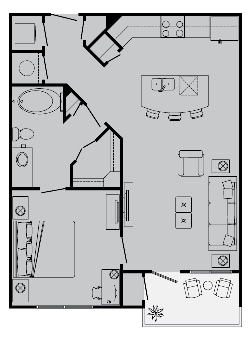 The Voss Floor Plan 1