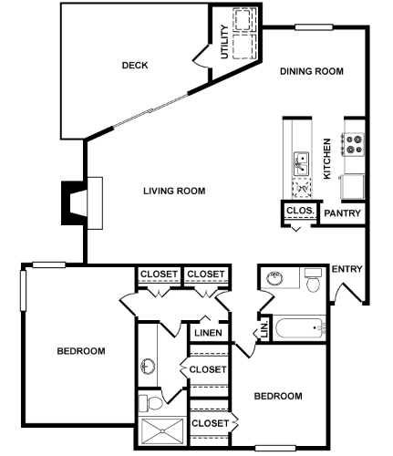 The cove houston apartment floorplan 8