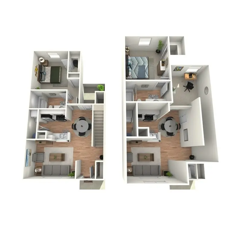 Town Park Townhomes Houston FloorPlan 2