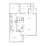 Townhomes of Bay Forest Houston Apartments FloorPlan 4