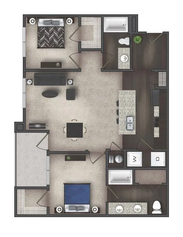 Victory North FloorPlan 2-3