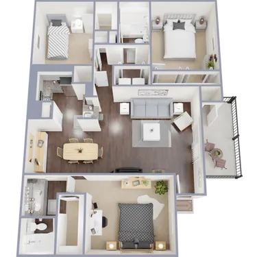 Villas Del Paseo Houston Apartments FloorPlan 11