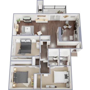 Villas Del Paseo Houston Apartments FloorPlan 12
