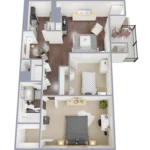 Villas Del Paseo Houston Apartments FloorPlan 2