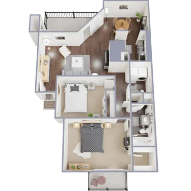 Villas Del Paseo Houston Apartments FloorPlan 8