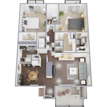 Villas Del Paseo Houston Apartments FloorPlan 9