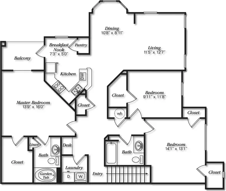 Villas at Cypresswood Apartments floor plan 12