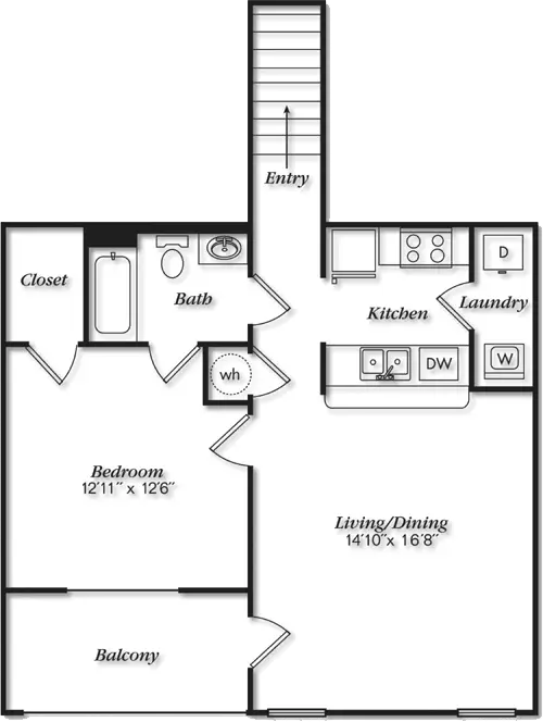 Villas at Cypresswood Apartments floor plan 2