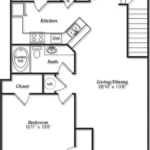 Villas at Cypresswood Apartments floor plan 3