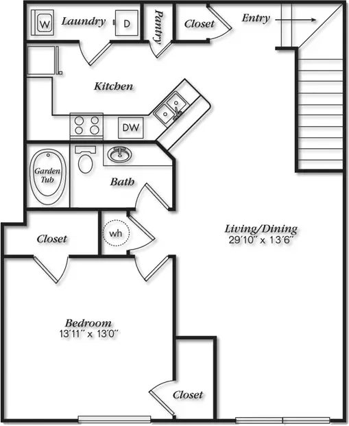Villas at Cypresswood Apartments floor plan 3
