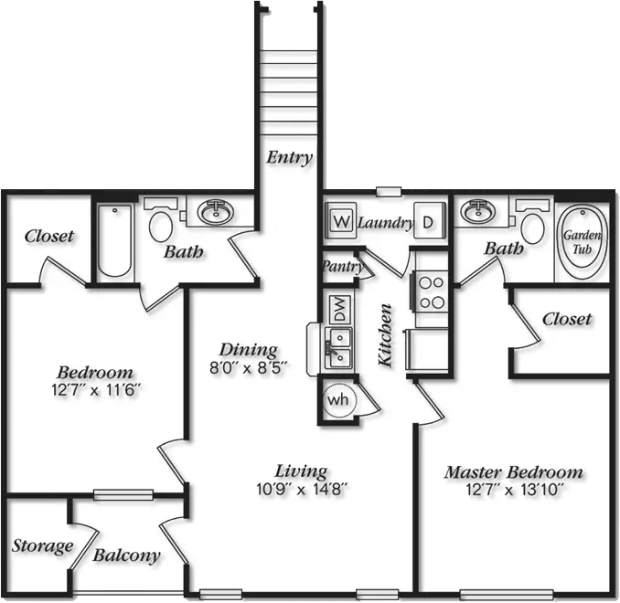 Villas at Cypresswood Apartments floor plan 8