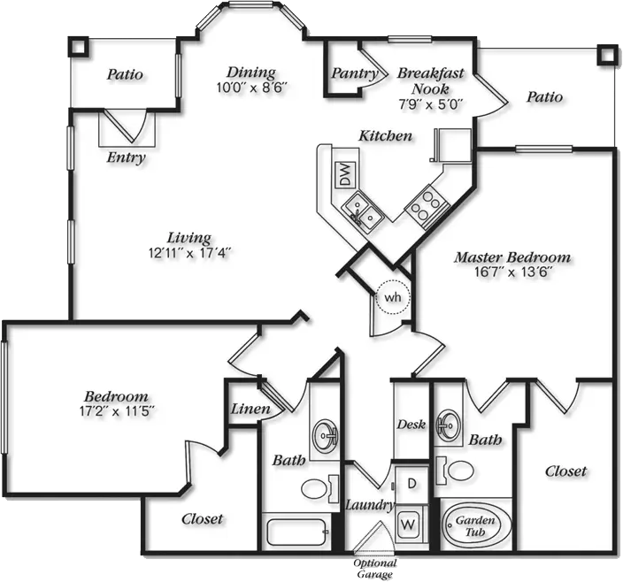 Villas at Cypresswood Apartments floor plan 9
