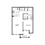 Villas at Valley Ranch Houston Apartments FloorPlan 1
