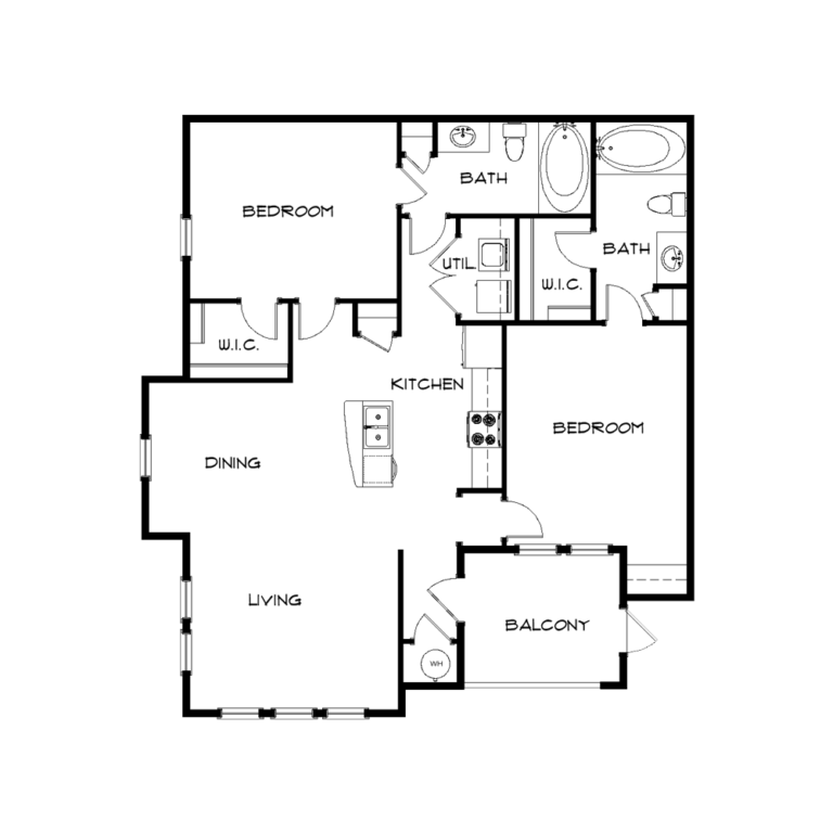 Villas at Valley Ranch Houston Apartments FloorPlan 10